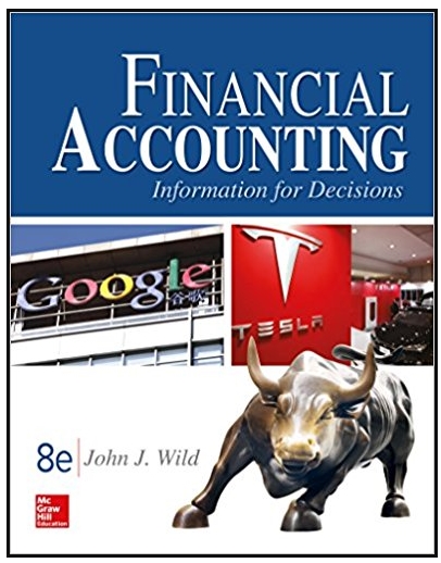 financial accounting information for decisions 8th edition john j. wild 125953300x, 978-1259533006