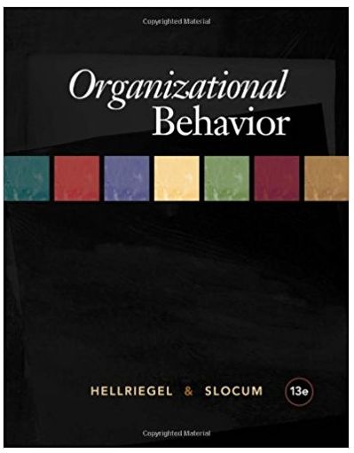 organizational behavior 13th edition don hellriegel, john w slocum 143904225x, 978-1439042250