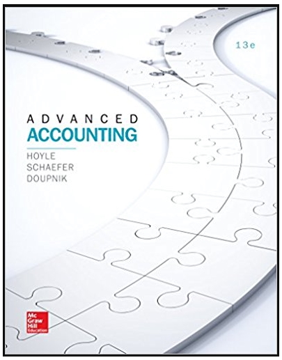advanced accounting 13th edition joe ben hoyle, thomas schaefer, timothy doupni 1259444953, 978-1259444951