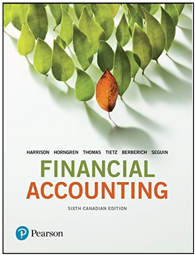 financial accounting 6th canadian edition walter jr. harrison, charles t. horngren, c. william thomas, greg