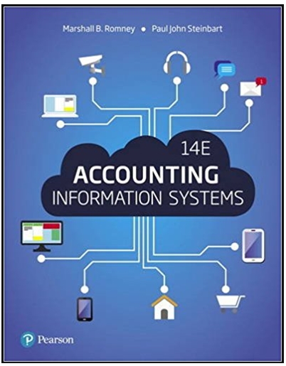 accounting information systems 14th edition marshall b. romney, paul j. steinbart 134474023, 978-0134474021