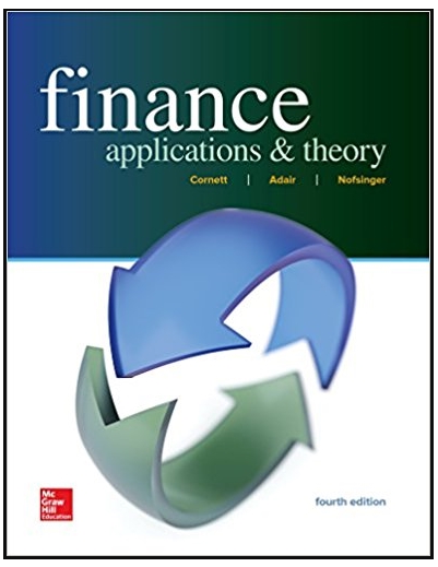 finance applications and theory 4th edition marcia cornett 1259691411, 978-1259691416