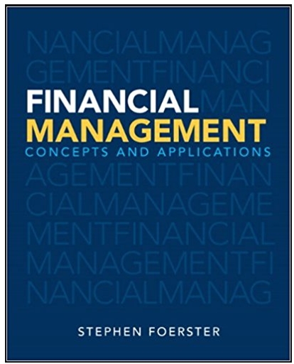 Financial Management Concepts and Applications