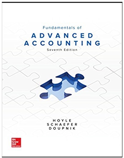 fundamentals of advanced accounting 7th edition joe ben hoyle, thomas schaefer, timothy doupnik 1259722635,