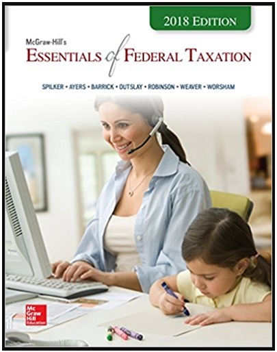 Essentials Of Federal Taxation 2018