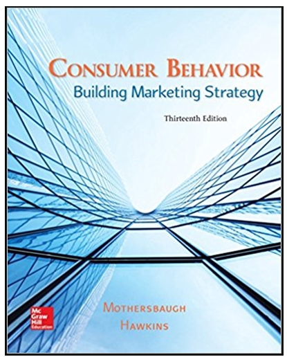 consumer behavior building marketing strategy 13th edition david mothersbaugh, delbert hawkins 1259232549,