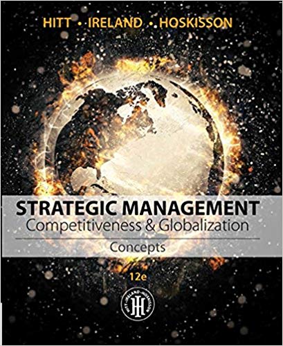 strategic management concepts and cases competitiveness and globalization 12th edition michael a. hitt, r.