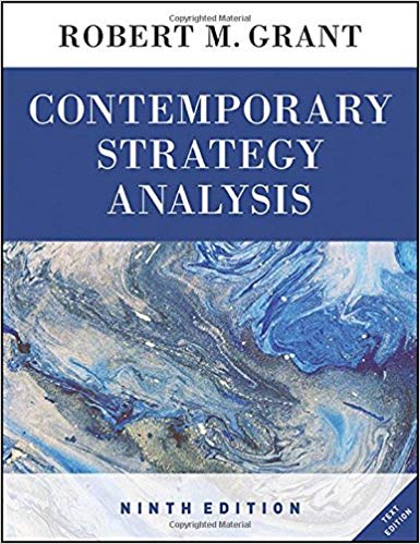 contemporary strategy analysis text and cases 9th edition robert m. grant 978-1119120841, 1119120845,