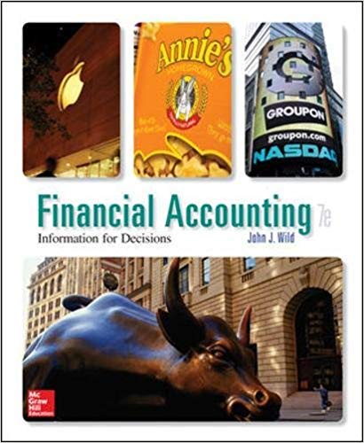 financial accounting information for decisions 7th edition john wild 78025893, 978-0078025891