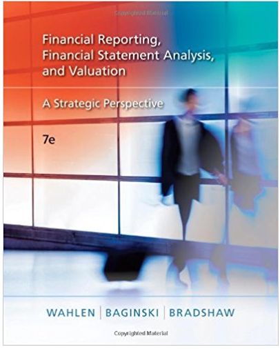 Financial reporting, financial statement analysis and valuation a strategic perspective