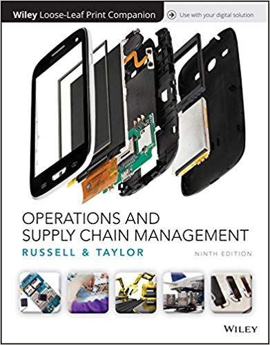 operations and supply chain management 9th edition roberta s. russell, bernard w. taylor 978-1119320975,