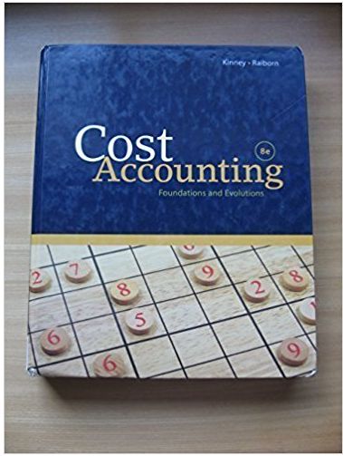 cost accounting foundations and evolutions 8th edition michael r. kinney, cecily a. raiborn 9781439044612,