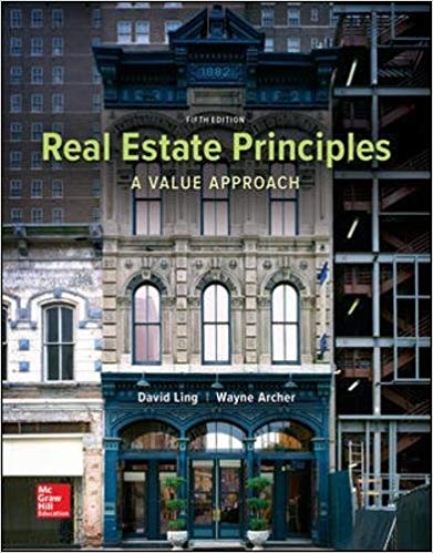 Real Estate Principles A Value Approach