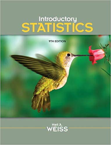 introductory statistics 9th edition neil a. weiss 978-0321697943, 321697944, 321691229, 978-0321691224