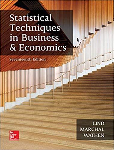statistical techniques in business and economics 17th edition douglas a. lind, william g marchal 1259666360,