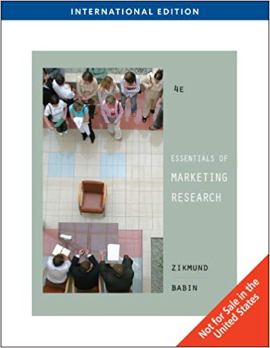 essentials of marketing research 4th edition   william g. zikmund, barry j. babin 9781439047545,