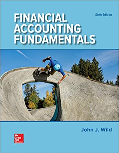financial accounting fundamentals 6th edition john wild, ken shaw, barbara chiappetta 1259726916,