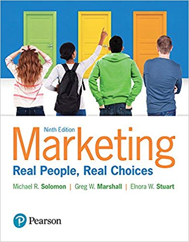 marketing real people, real choices 9th edition michael r. solomon, greg w. marshall, elnora w. stuart