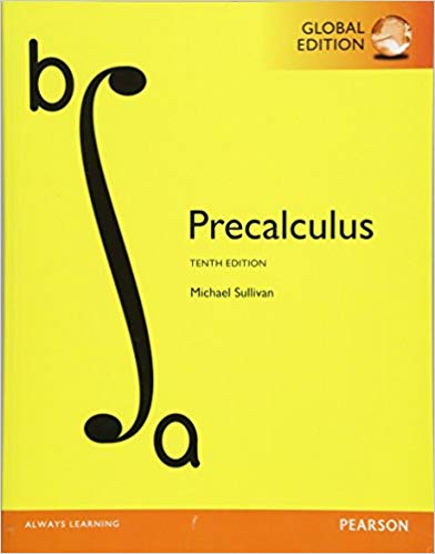 precalculus 10th global edition  michael sullivan 1292121772, 1292121777, 978-1292121772