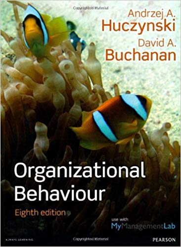 organizational behavior 8th edition  andrzej a. huczynski, david a. buchanan 273774816, 273774815,