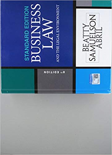 business law and the legal environment 8th edition jeffrey f. beatty, susan s. samuelson, patricia sanchez