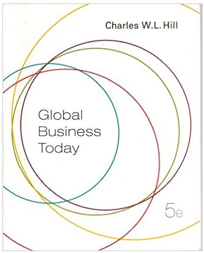 global business today 5th edition charles w. l. hill 978-0073210544, 0073210544