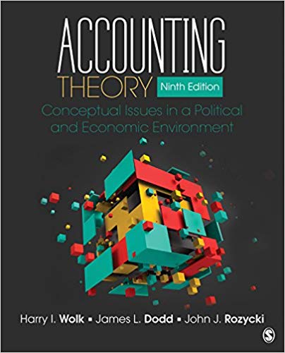 accounting theory conceptual issues in a political and economic environment 9th edition harry i. wolk, james