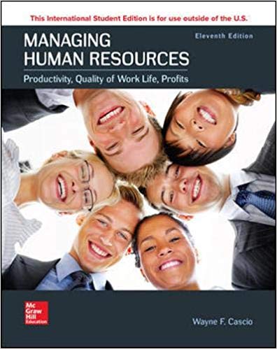 managing human resources productivity, quality of work life, profits 11th edition wayne f. cascio 1259911927,