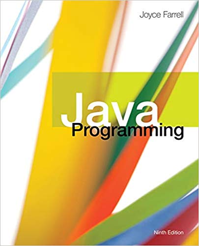 java programming 9th edition joyce farrell 1337397075, 978-1337397070