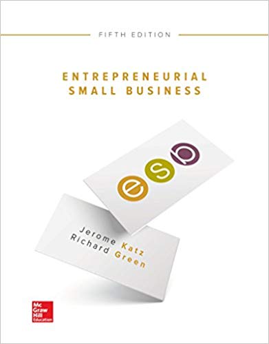 entrepreneurial small business 5th edition jerome katz, richard green 1259573796, 978-1259573798