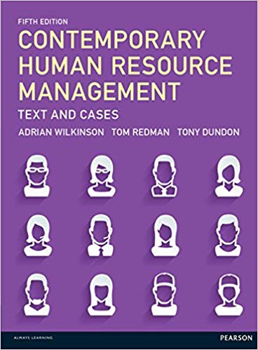 contemporary human resource management text and cases 5th edition tom redman, adrian wilkinson, tony dundon