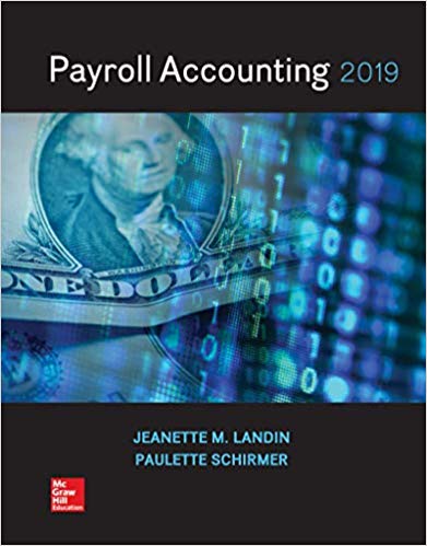 payroll accounting 2019 5th edition jeanette landin, paulette schirmer 125991707x, 978-1259917073