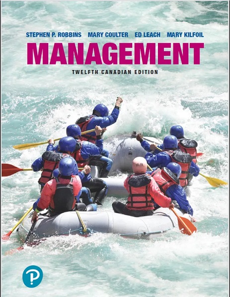 management 12th canadian edition stephen p. robbins, mary coulter, ed leach, mary kilfoil 0134830458,
