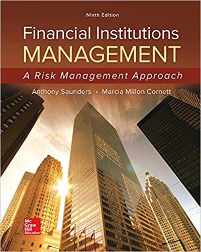 financial institutions management a risk management approach 9th edition anthony saunders, marcia millon