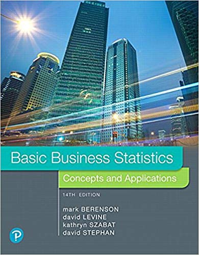 basic business statistics concepts and applications 14th edition mark l. berenson, david m. levine, kathryn
