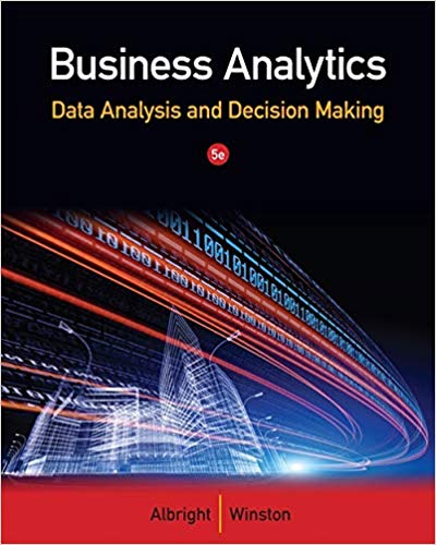 business analytics data analysis and decision making 5th edition s. christian albright, wayne l. winston