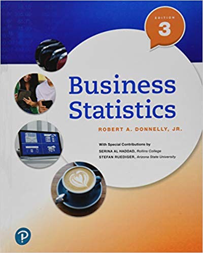business statistics 3rd edition robert a. donnelly 134685261, 978-0134685267