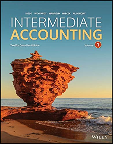 intermediate accounting volume 1 12th canadian edition  donald e. kieso, jerry j. weygandt, terry d.