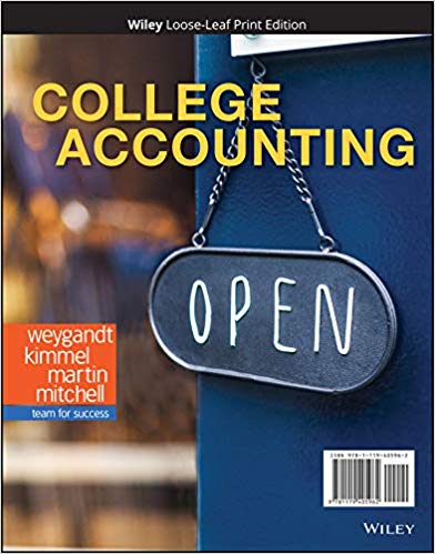 college accounting 1st edition jerry j. weygandt, paul d. kimmel, deanna c. martin, jill e. mitchell