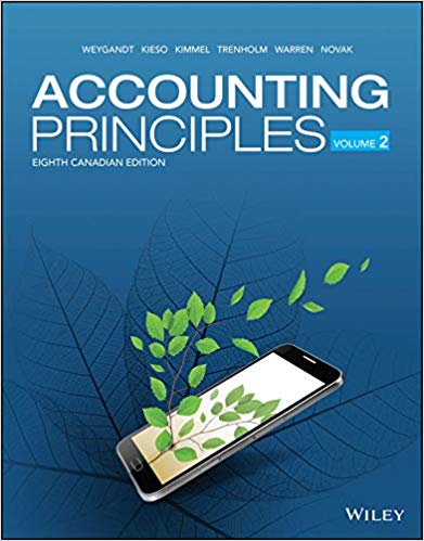 accounting principles volume 2 8th canadian edition jerry j. weygandt, donald e. kieso, paul d. kimmel,