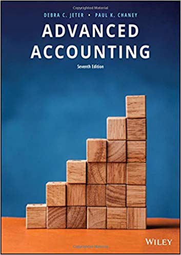 advanced accounting 7th edition debra c. jeter, paul k. chaney 1119373204, 9781119373254 , 978-1119373209
