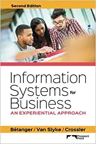 information systems for business an experiential approach 2nd edition france belanger, craig van slyke,