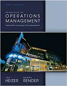 principles of operations management 9th edition jay heizer, barry render 0132968363, 978-0132968362