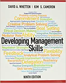 developing management skills 9th edition david whetten, kim cameron 0133127478, 978-0133127478