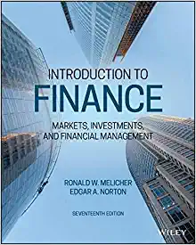 introduction to finance markets, investments, and financial management 17th edition ronald w. melicher, edgar