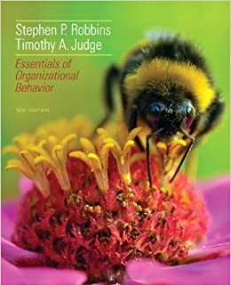 essentials of organizational behavior 12th edition stephen p. robbins, timothy a. judge 0132968509,