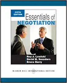 essentials of negotiation 5th edition lewicki, roy j, barry, bruce, saunders, david 9780071267731