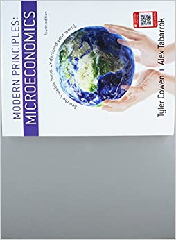 modern principles microeconomics 4th edition tyler cowen, alex tabarrok 1319098762, 978-1319098766