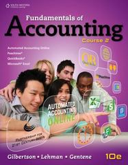 fundamentals of accounting 10th edition claudia gilbertson 1111581169, 978-1111581169