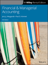 financial and managerial accounting 4th edition jerry j weygandt, paul d kimmel, jill e mitchell 1119752620,